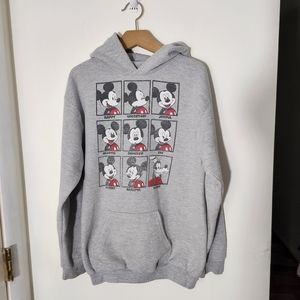 Vintage Tultex Kid's Mickey & Friends Mickey Mouse All Emotions Grid Pull Over